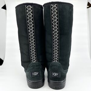 UGG Ultra Tall Tasman Braid Black Boots Women’s Size 7